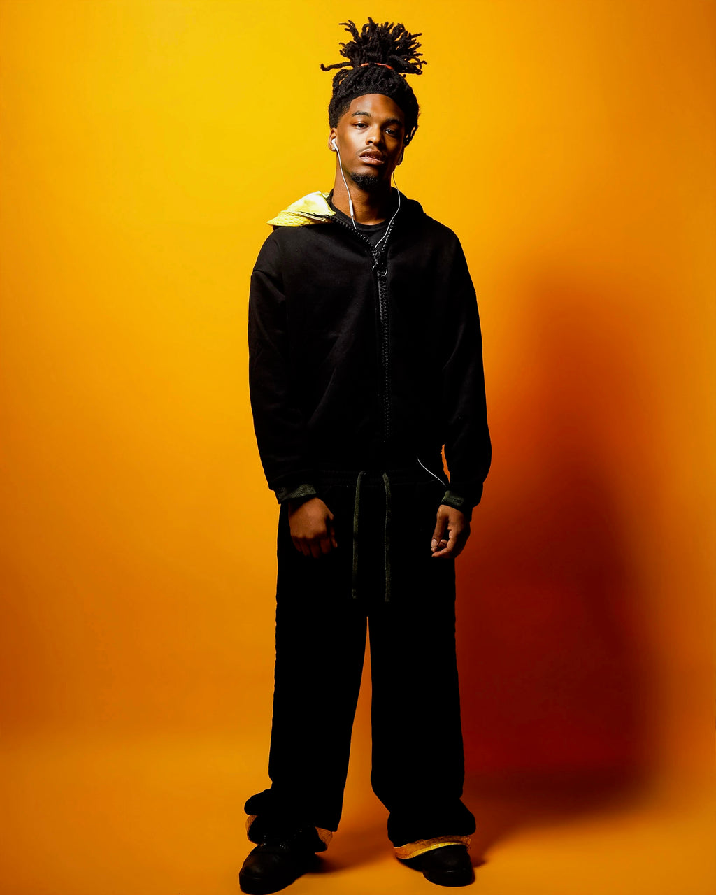 BLACK & YELLOW PANTS