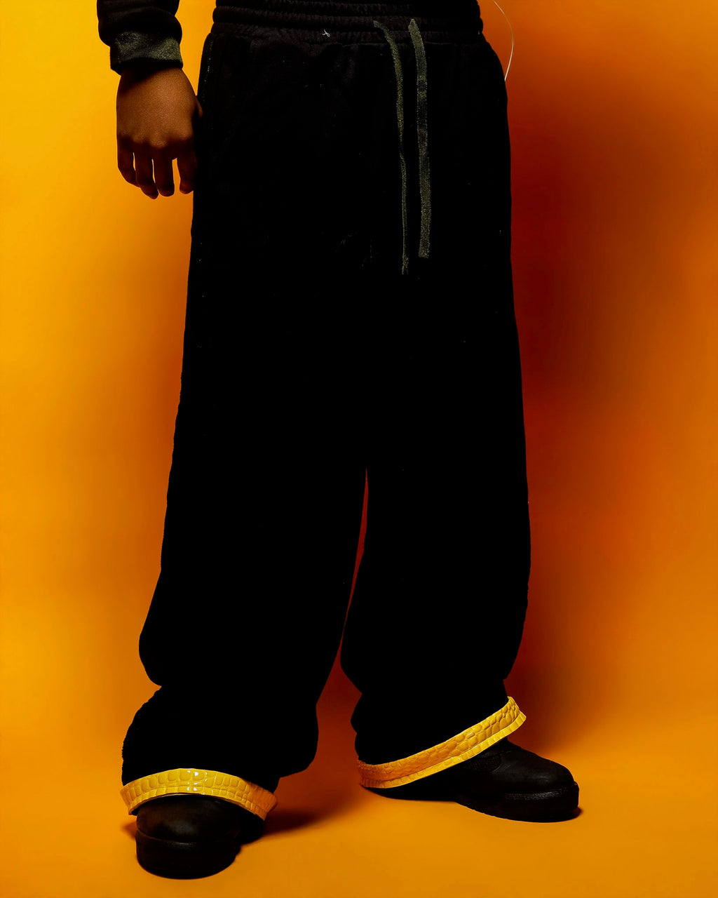 BLACK & YELLOW PANTS